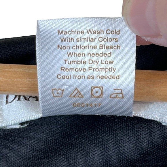 Draper’s and Damon’s Black & White Polka Dot Dress Size 12 - Picture 8 of 9